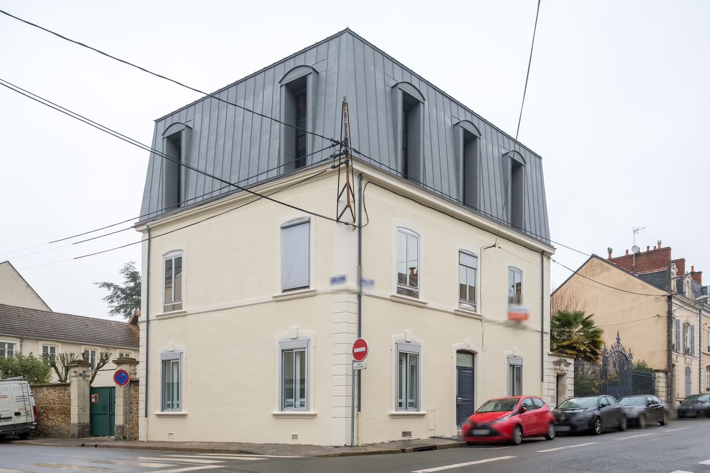 Immeuble après surélévation en ossature bois