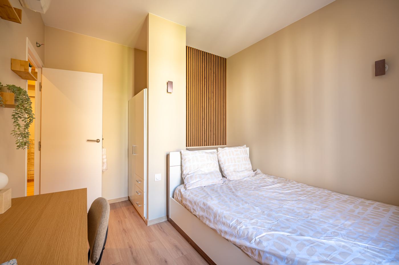 Chambre d'un appartement livré à Ivry-sur-Seine