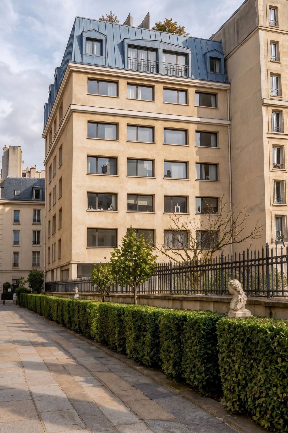 Vue 3D du projet de surélévation, Puteaux