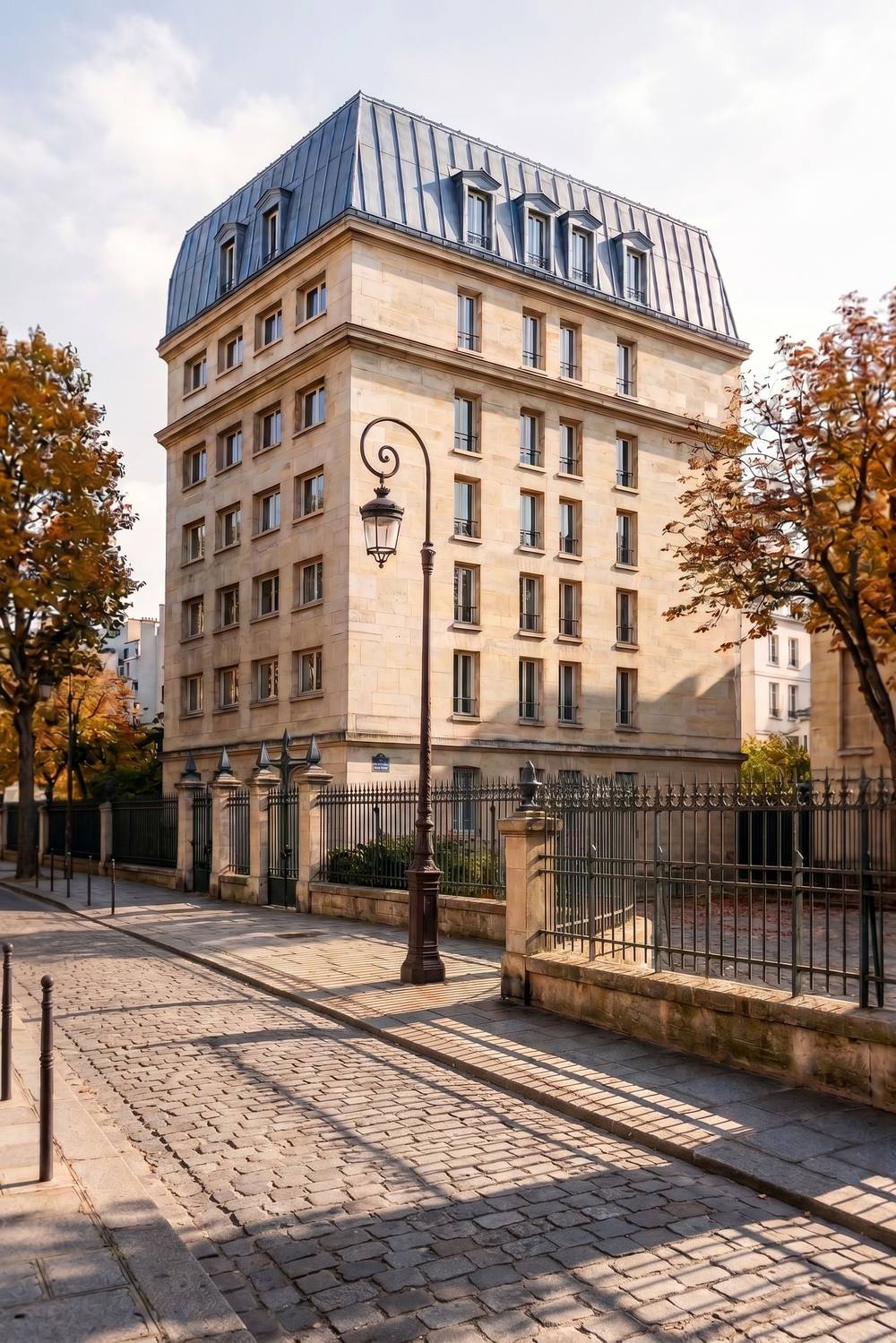 Vue 3D de la façade et de la toiture, Puteaux